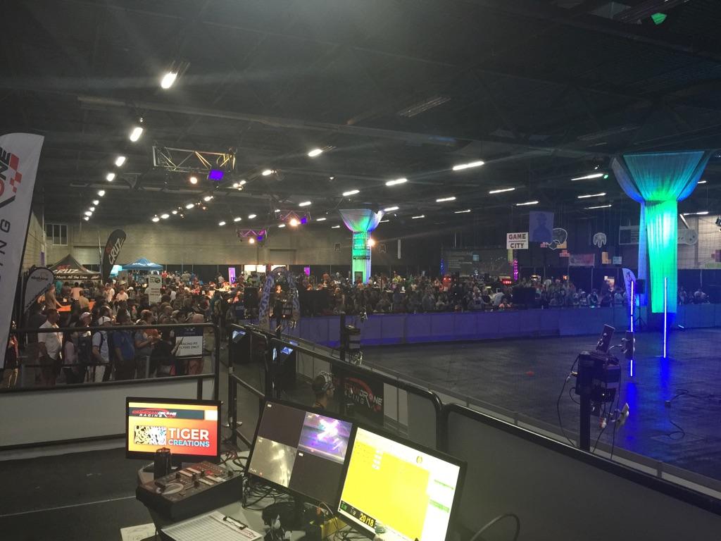 Who wants to watch Drone Racing?  Er'rybody in Edmonton! We do it again today! #kdays