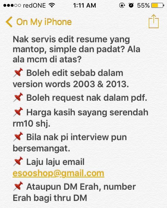 Contoh Cv Jodoh - Contoh Aneka