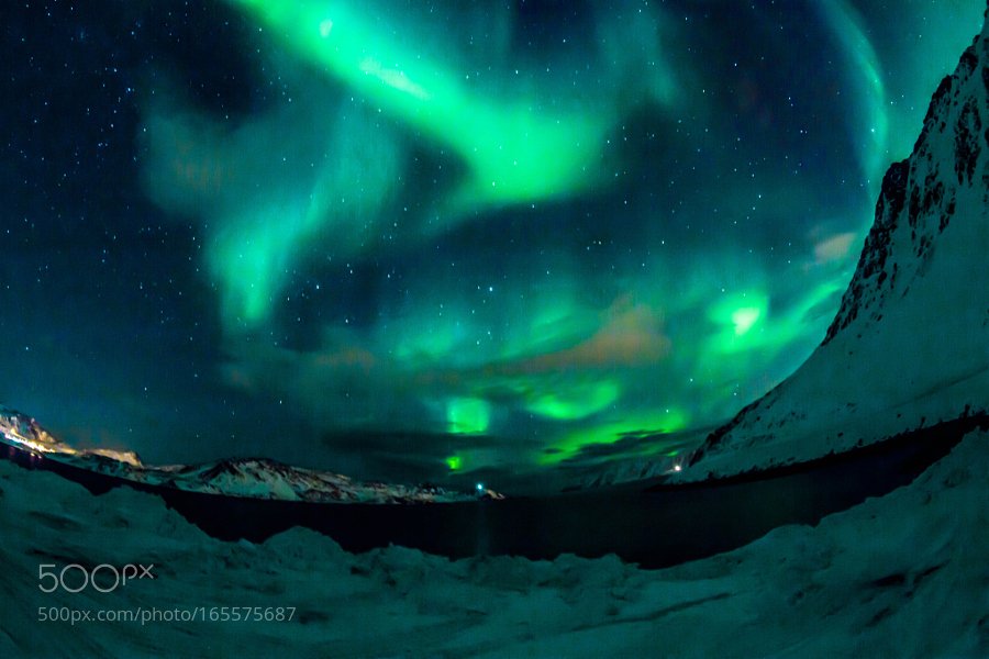 ZaibatsuPlanet's tweet image. Northern lights by DrMoAusHoh #photo