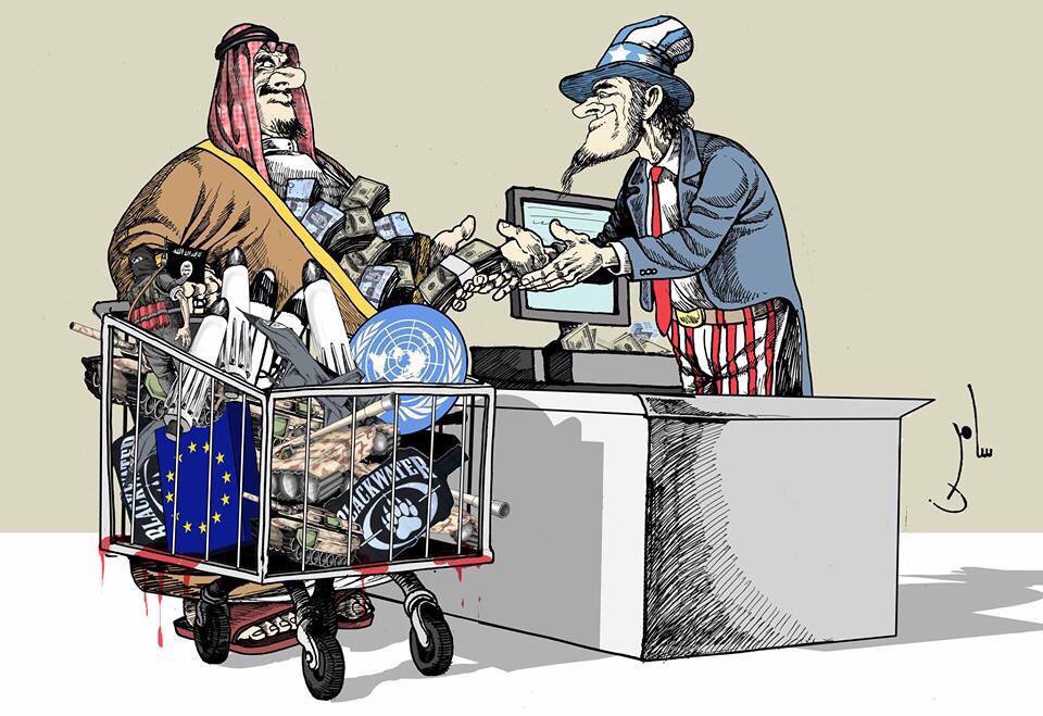 YemenPostNews's tweet photo. POWER of MONEY: #UN silenced & blinded after 490 days of Saudi war on #Yemen that killed 9400 civilians. https://t.co/1IDMADEyao