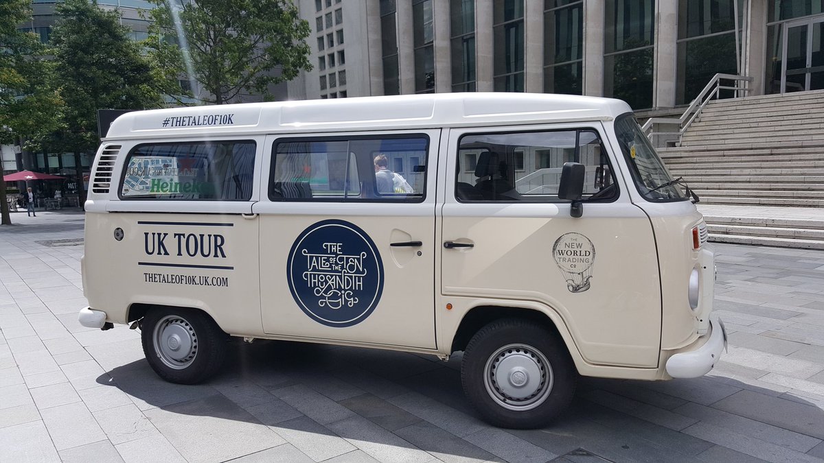 TheNWTC's tweet photo. Don't forget to get your snaps by #TheTaleOf10K tour bus today! @TheOastHouseMcr #LiveMusic https://t.co/Fypgrm4FN8