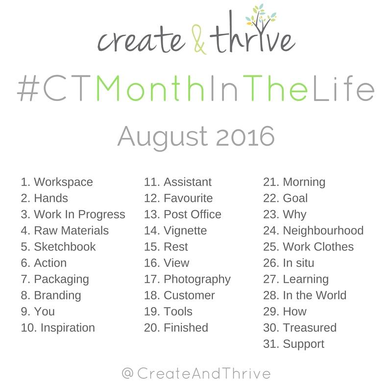 NRandCo's tweet photo. Up for an August insta-challenge? I'm starting @JessVanDen's #CreateandThrive photo-a-day project on IG: https://t.co/BRkzgOJanO
