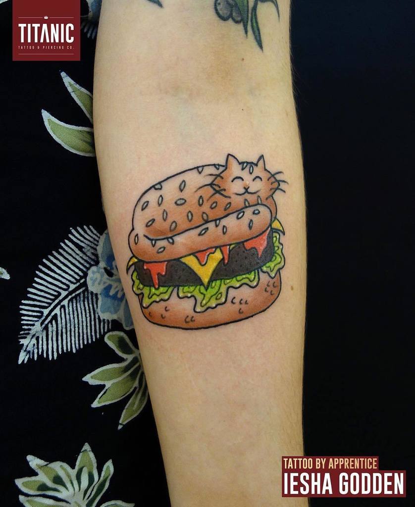 Cat Food Tattoo by Russ Abbott: TattooNOW