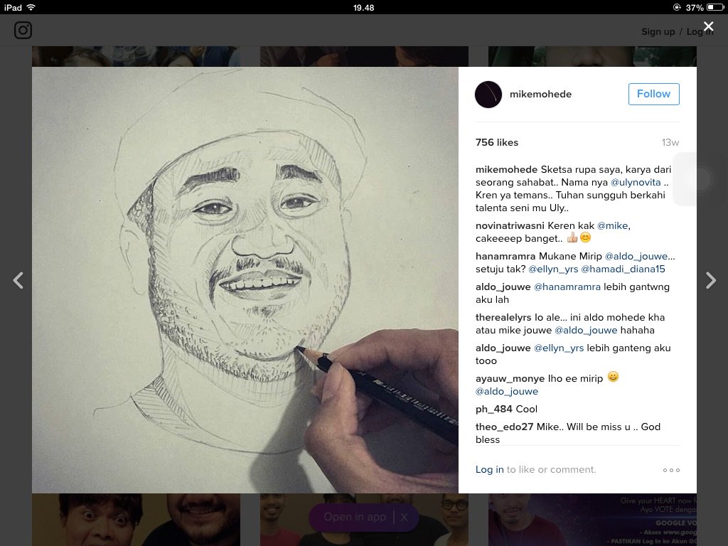 Kami mengucapkan turut berduka cita atas kepergian Mike Mohede. Semoga mendapat tempat terindah disisi-Nya. Amiin...