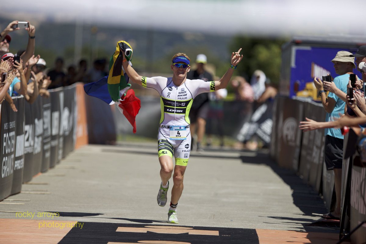 TriathleteMag's tweet photo. Kyle Buckingham and Sarah Piampiano impressed on a warm day at #IMVineman. Photos:  https://t.co/EqMNvIQecW https://t.co/dA7b1dG4R9