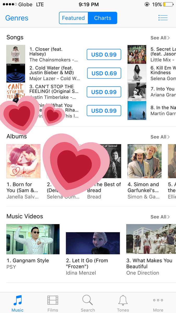 superjanella's tweet photo. I'M FREAKING OUT! You're all amazing!!! Born For You's album came out just tonight and it's ALREADY #1 on iTunes!!! https://t.co/9OaOt9cNtX