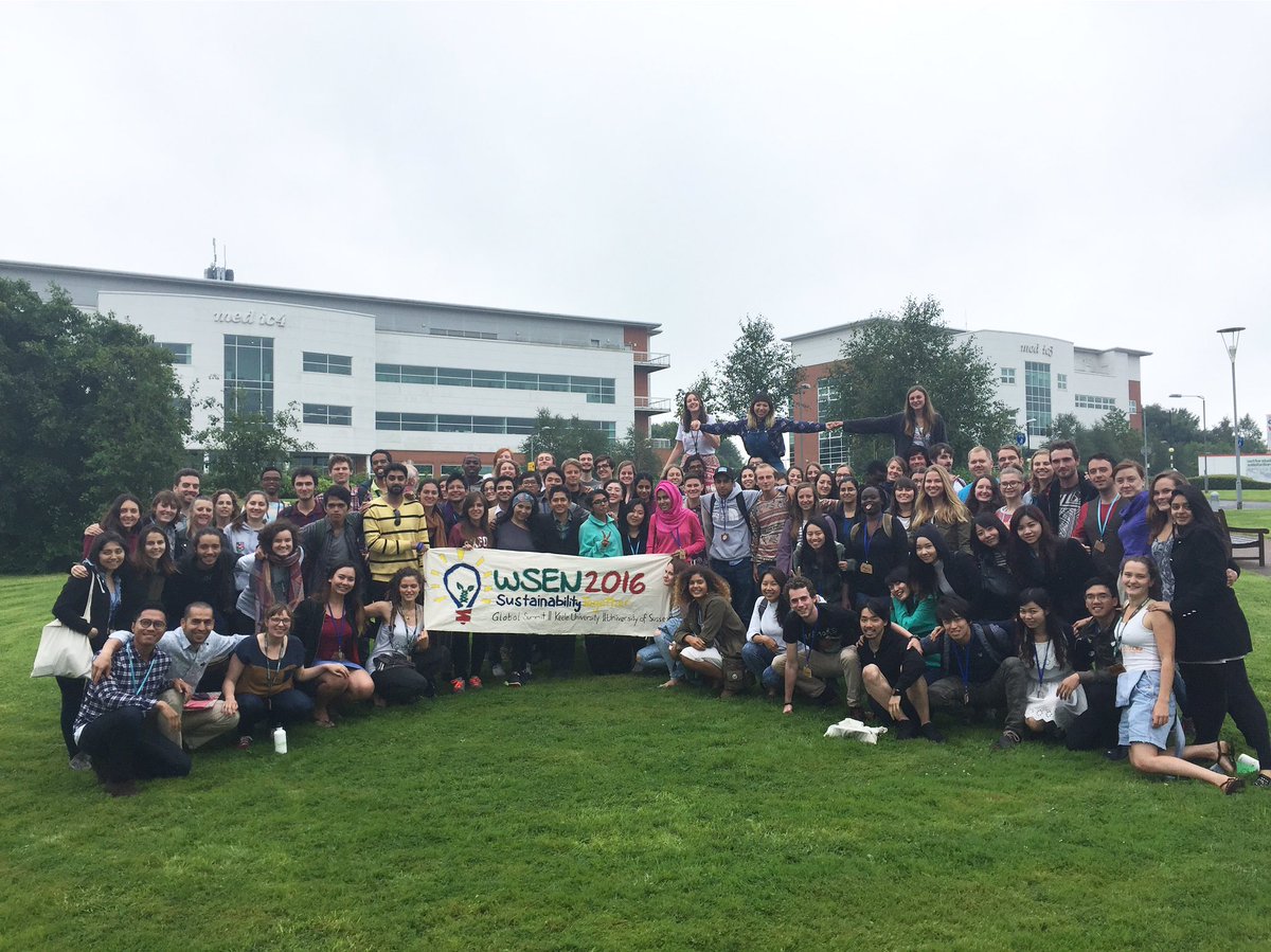 GreenKeele's tweet photo. Thanks to all the delegates, volunteers and organisers of #WSEN2016! It's been a great week! @KeeleUniversity https://t.co/FR00z35IMb