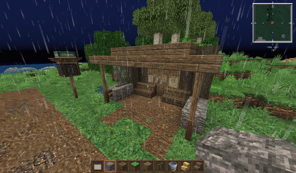 69 バス停 停留所 マイクラ建築60分一本勝負 Togetter