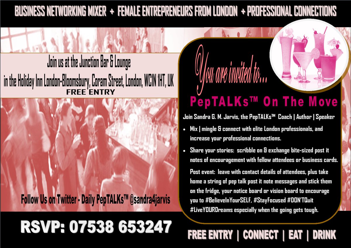 sandra4jarvis's tweet photo. #Looking4Answers?
#WomenInBusiness come to our #networkingMiXER
let's #putOURHeadsTOGETHER & #putOURWorlds2right https://t.co/6UtO53hyJP
