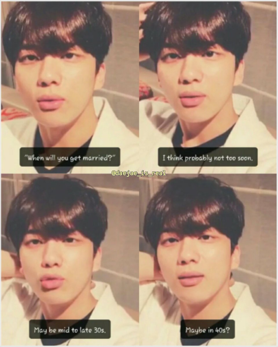 daejae_is_real's tweet photo. The difference between Daehyun &amp; Youngjae:

DH: 26 years old , 5 kids
YJ: 30s or 40s, 11 kids to form a soccer team https://t.co/x6tNzTLbW3