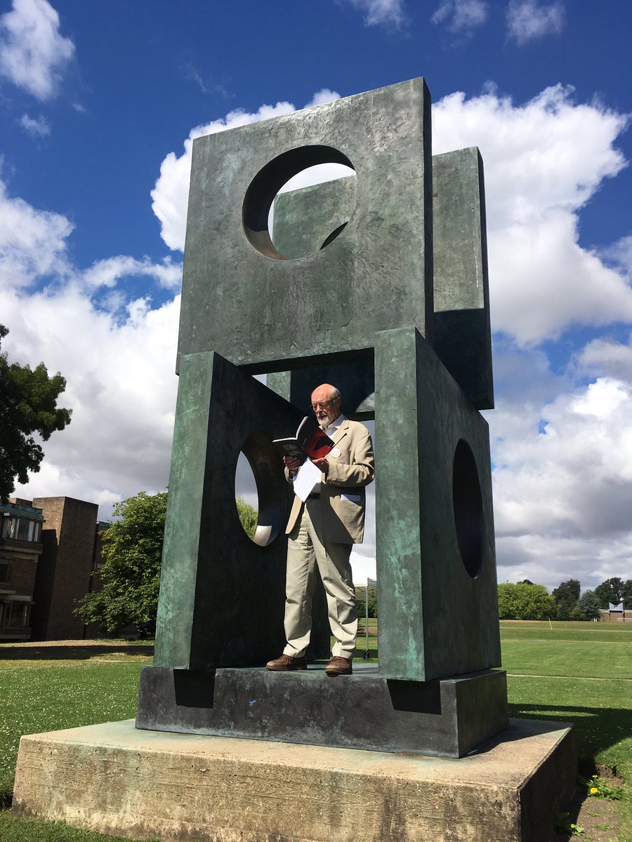 MitaPujara's tweet photo. @BIBAC_CIAN #BIBAC2016 Tim Cribb "walking through" the sculptures this morning. https://t.co/Y90b44ueHW