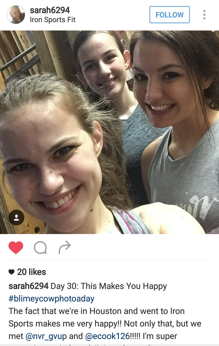 Nvr_GvUp's tweet photo. These girls drove from Louisiana to see Iron Sports/meet #EricaCook and I.Talk about feeling honored😊! So cool! https://t.co/IAQWVAMg9Z