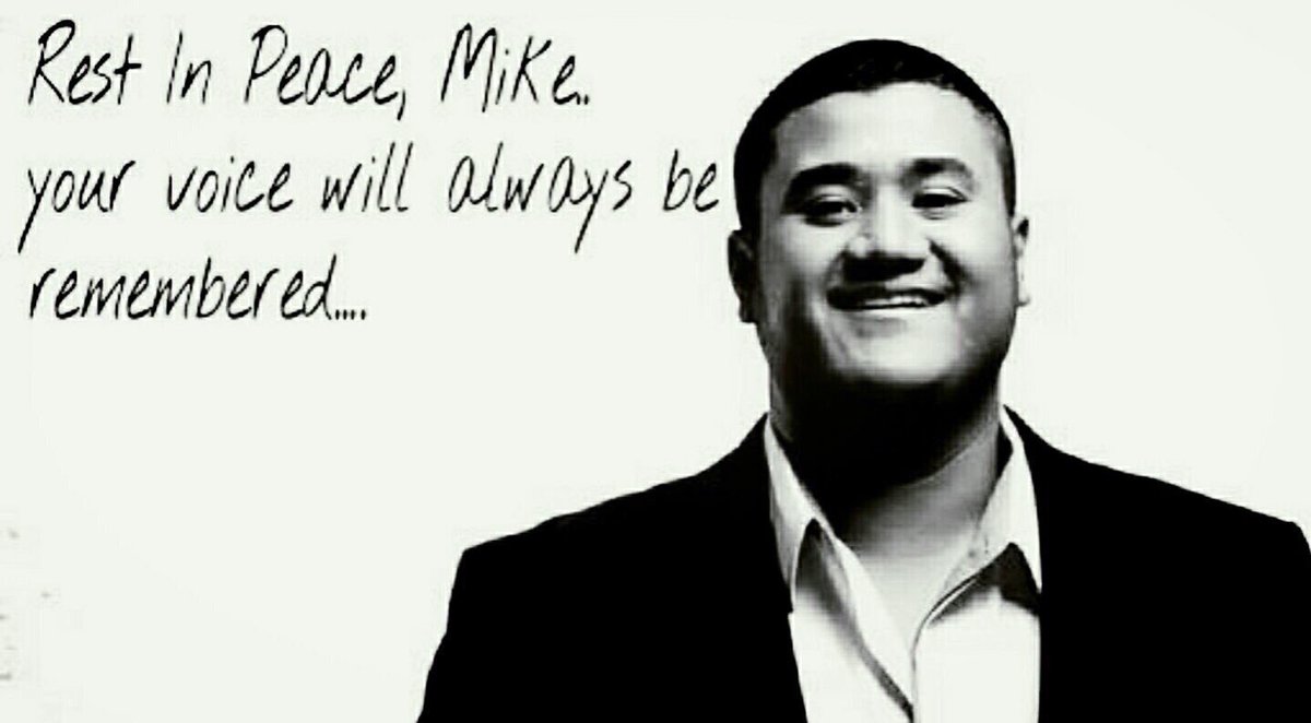 Gone way too soon, my dear friend. Amazing person with an amazing voice. Rest in Love,Mike :(