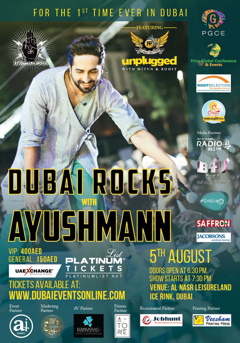 DANS_ME's tweet photo. AYUSHMANN KHURANA LIVE IN CONCERT! Book your tickets now on https://t.co/L08KKqB2yn https://t.co/luniqsSLdt