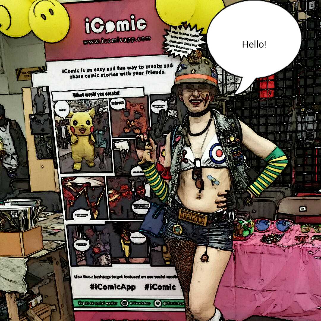 icomicapp's tweet photo. via iComic app @Raven_Quinzel @icomicapp #icomicapp #LFCC #LFCC2016 @Showmasters https://t.co/3fV7cvm02h