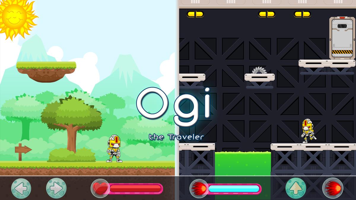 andagames's tweet photo. Ogi will travel between Land of Green and Land of Gray to find the stolen "Element of Joy" #gamedev #indiedev https://t.co/dPmtEcRkXz