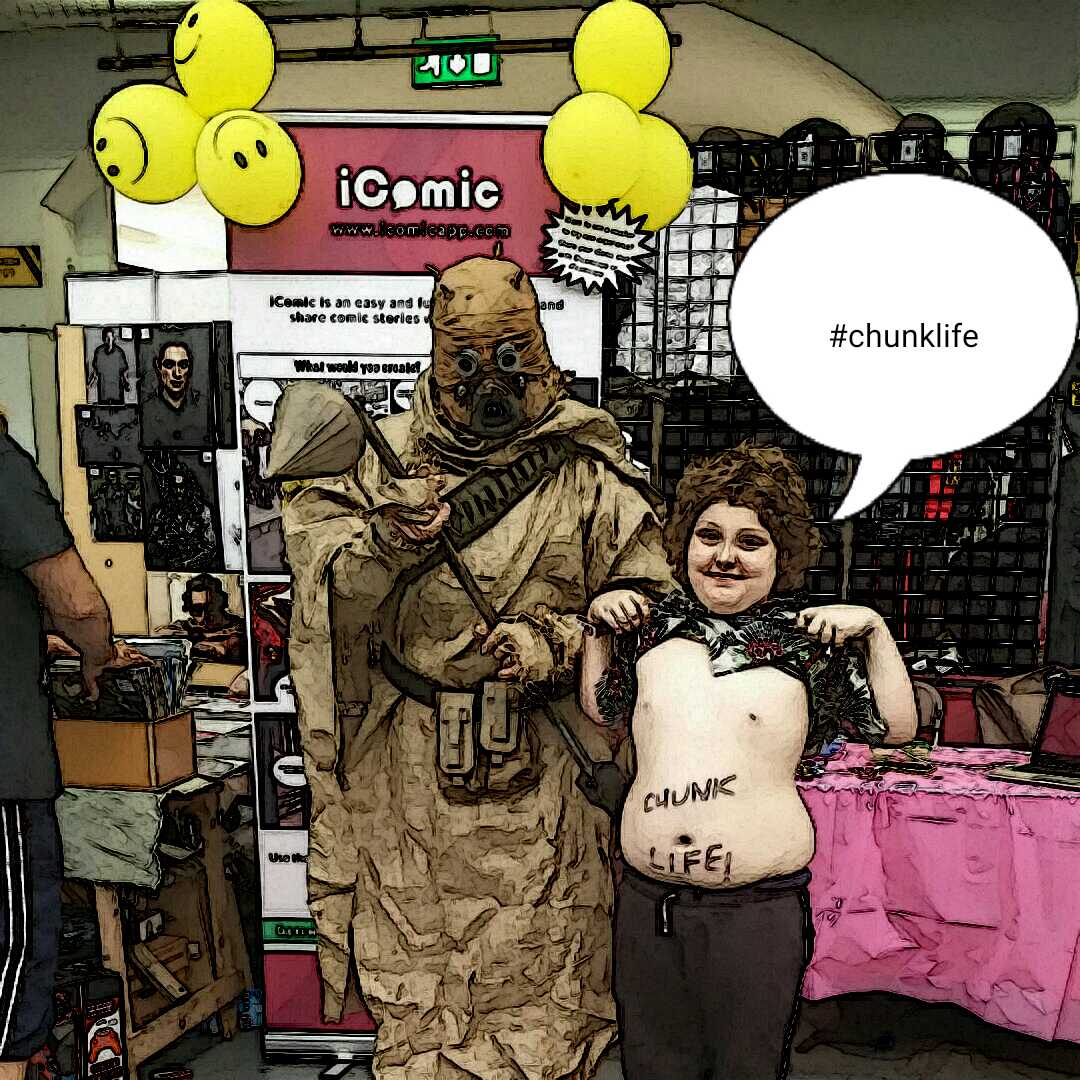 icomicapp's tweet photo. via iComic app #icomicapp #chunklife @icomicapp #lfcc #LFCC2016 https://t.co/2FrgH3fEi6