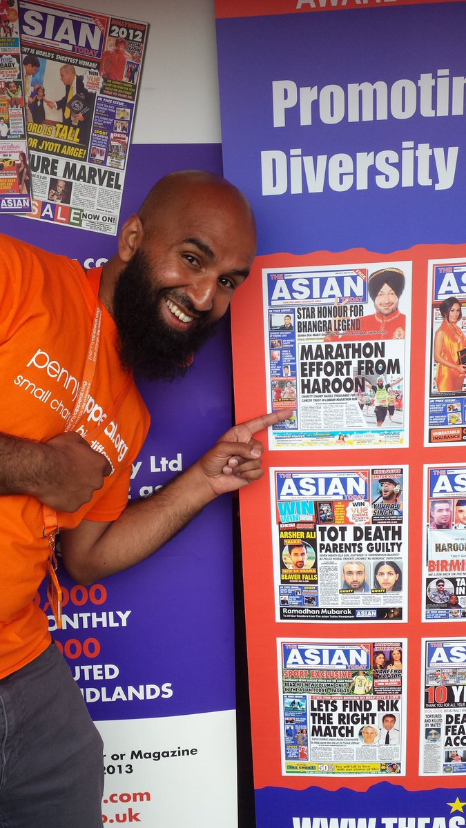 Haroon_Mota's tweet photo. Look who I found hiding @TheAsianToday stall today!! @BigJohnBhamMela #BJBM2016 https://t.co/ekSsJ8zgVe