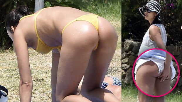 Irina Shayk Strips Beach Suffers Wardrobe Malfunction Irinashayk