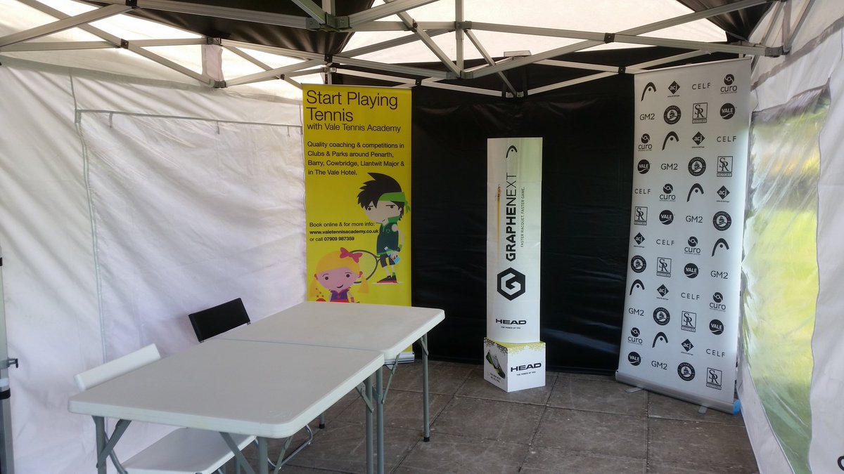 ValeTennisAcdmy's tweet image. Tournament desk ready for the @penarthltc open starting tomorrow.  @tenniswales @_coatsy @RobTheCoachUK