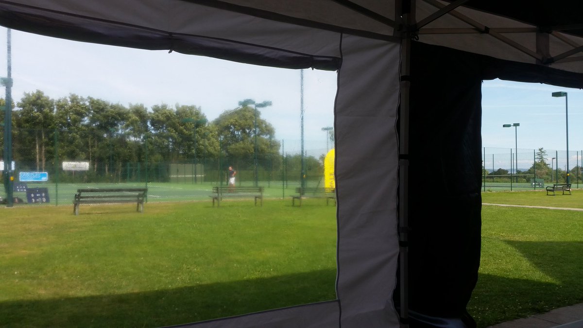 ValeTennisAcdmy's tweet image. Tournament desk ready for the @penarthltc open starting tomorrow.  @tenniswales @_coatsy @RobTheCoachUK