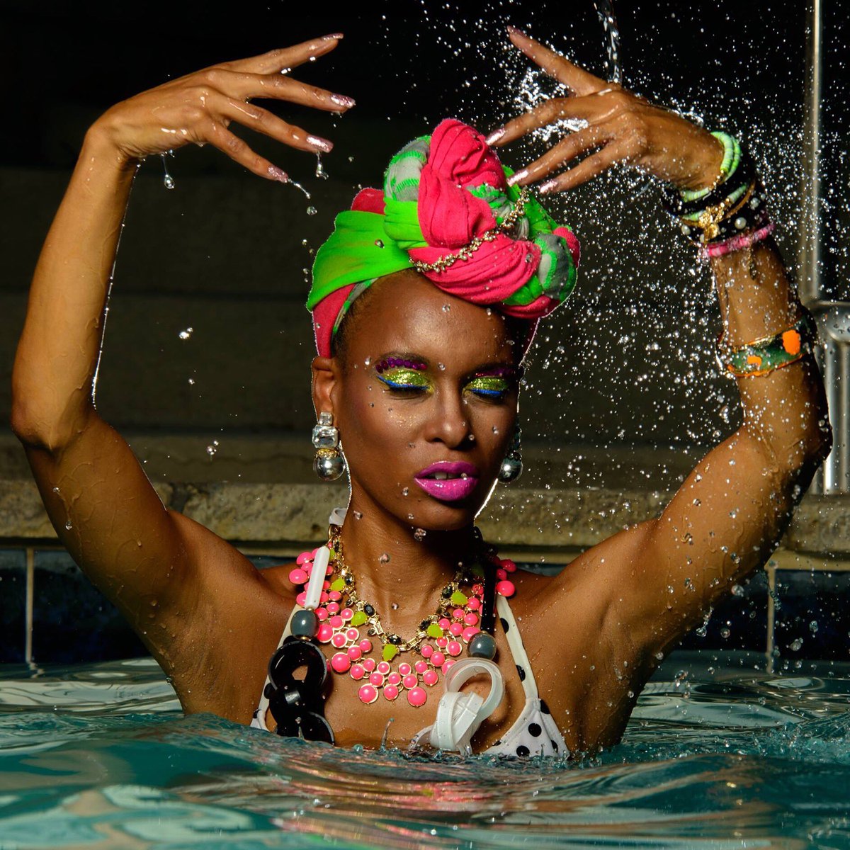 Chai_Shawn's tweet photo. Photography: Wide Aperture MUA: Ardor Beauty.                  Fashion/Style: Chai-Shawni Pink https://t.co/7itUEiTgSt