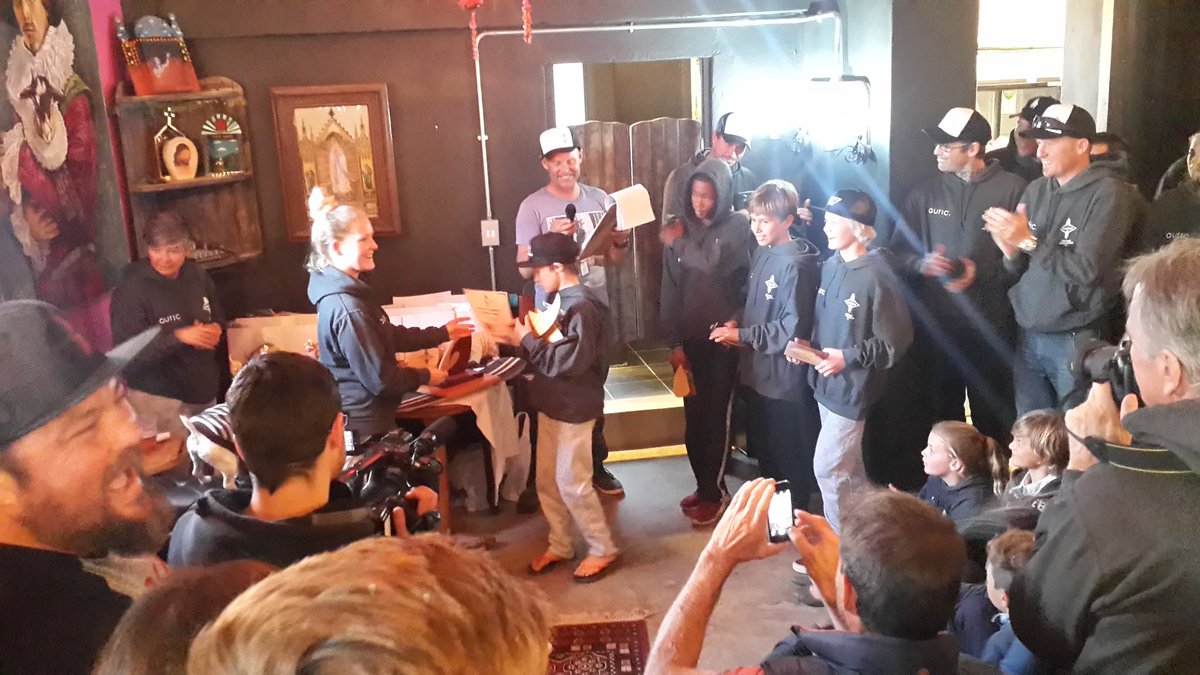 Laaities start the <a href="/WPLongboardSurf/">WP Longboard Surfing</a>  Champs prize giving. Epic day for family surfing! <a href="/AuricConsulting/">Auric Consulting</a> <a href="/KapteinKai/">Captain Kai 🏆🇿🇦</a>