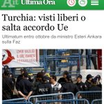 RT @ZampieriChiara: Se non esentiamo la #Turchia dal visto d'ingresso #UE ci riempiranno di migranti! 
#Ciaone #Bruxelles 👋 