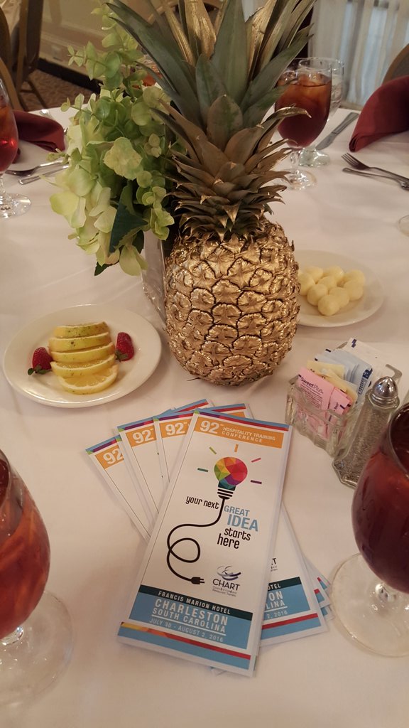 <a href="/CHARTtrainers/">CHART</a> Leadership Lunch starting at 11:45 in the Colonial Ballroom...all #CHARTCharleston attendees welcome!