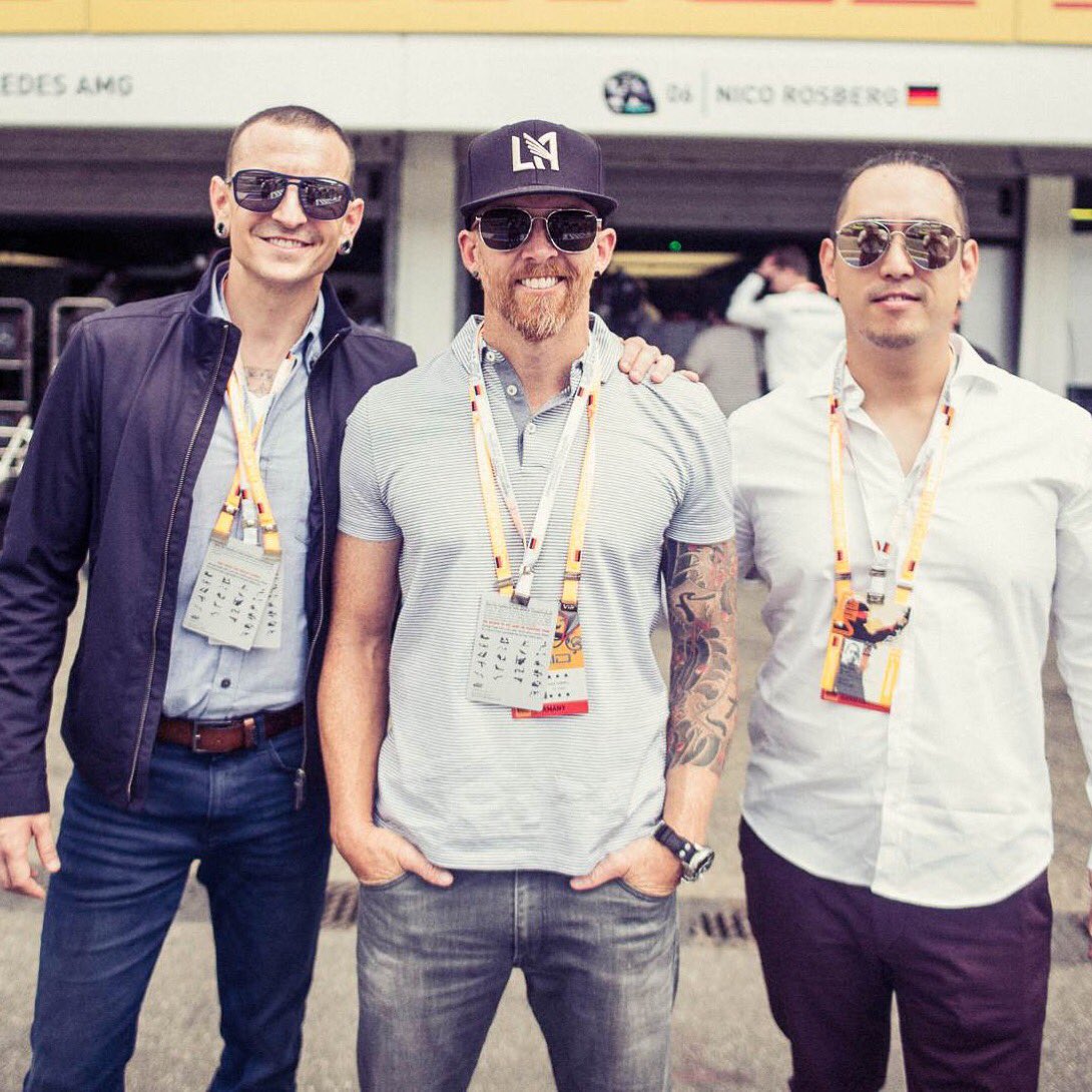 Linkin Park A Great Day At The Germangp In Hockenheim Congratulations Lewishamilton For Taking 1st Place Mercedesamgf1
