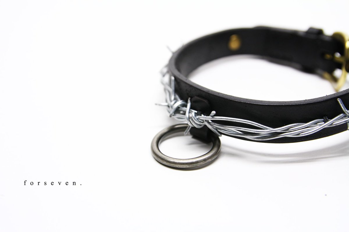 ForsevenClub's tweet photo. 作品名

Barbed wire choker

＃ひと首輪 
#首輪女子
#BDSM
#choker
#首輪

オーダーはDMにて https://t.co/NP2m5Zzwqh