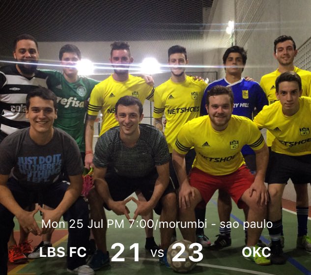 LBSFC_ok's tweet photo. Amistoso Internacional.
En cancha de futbol 4, fue / No campo de futebol 4, foi #OKC🇧🇷 23-21 #LBSFC🇦🇷. https://t.co/O8MfcEsYGF