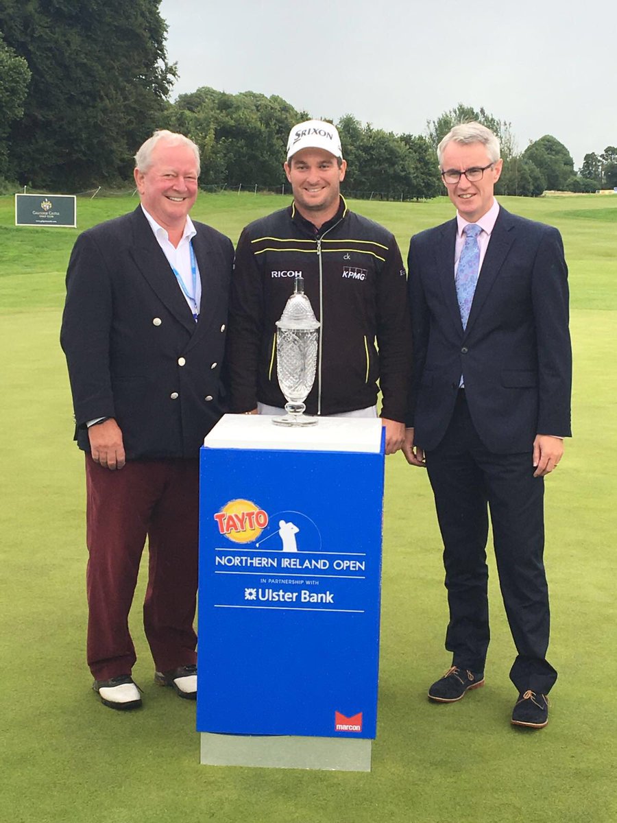 robbta's tweet photo. And the winner ..Ryan Fox of the @UlsterBank sponsored #NIOpen2016 . Great performance!!๐๐ https://t.co/jDIxGLihNx