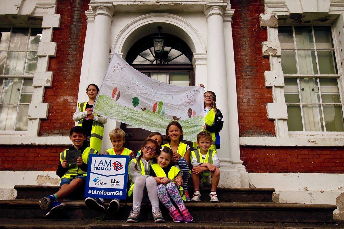 RedDreamer1's tweet photo. #IAmTeamGB logo also turned up @Lythamparkrun.It was spotted at start line &amp; with young volunteers. #Lytham #parkrun https://t.co/DbGXq2XDhh