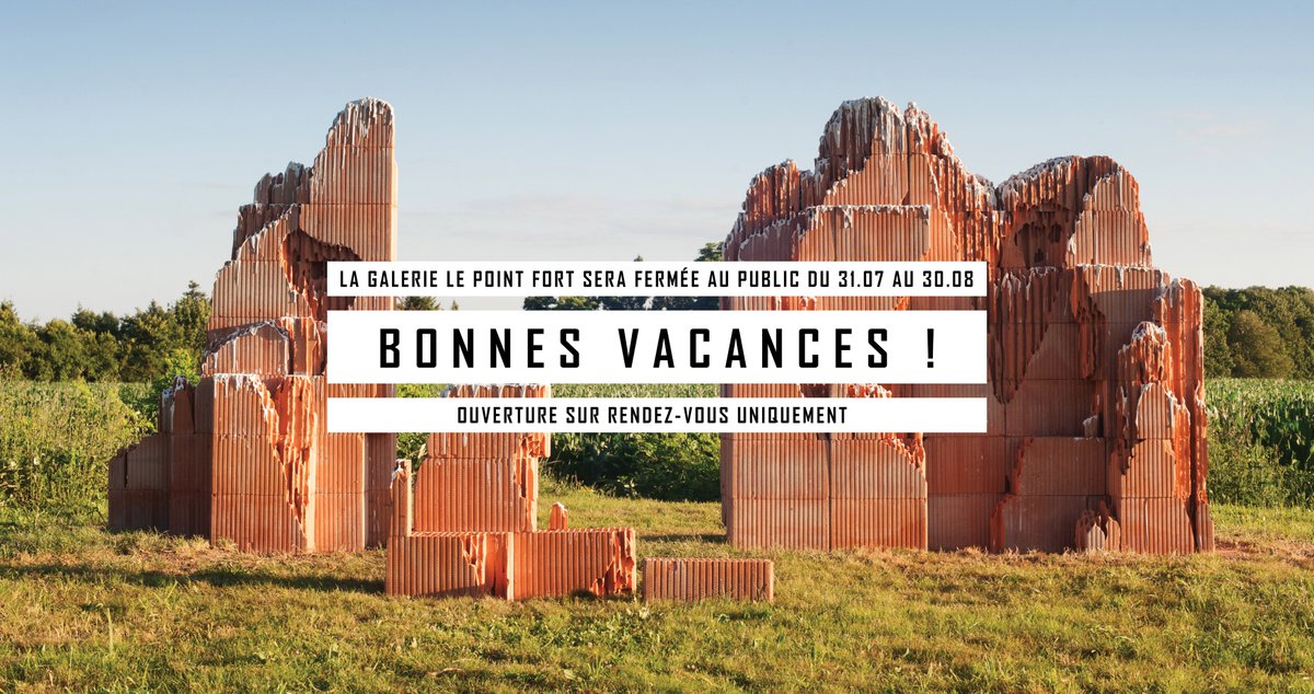 lepointfort's tweet photo. La Galerie @lepointfort, ce soir en vacances ! RdV le 31 août pr une nouvelle expo. En attendant, ouverture sur RdV. https://t.co/DvEuE4fAaK