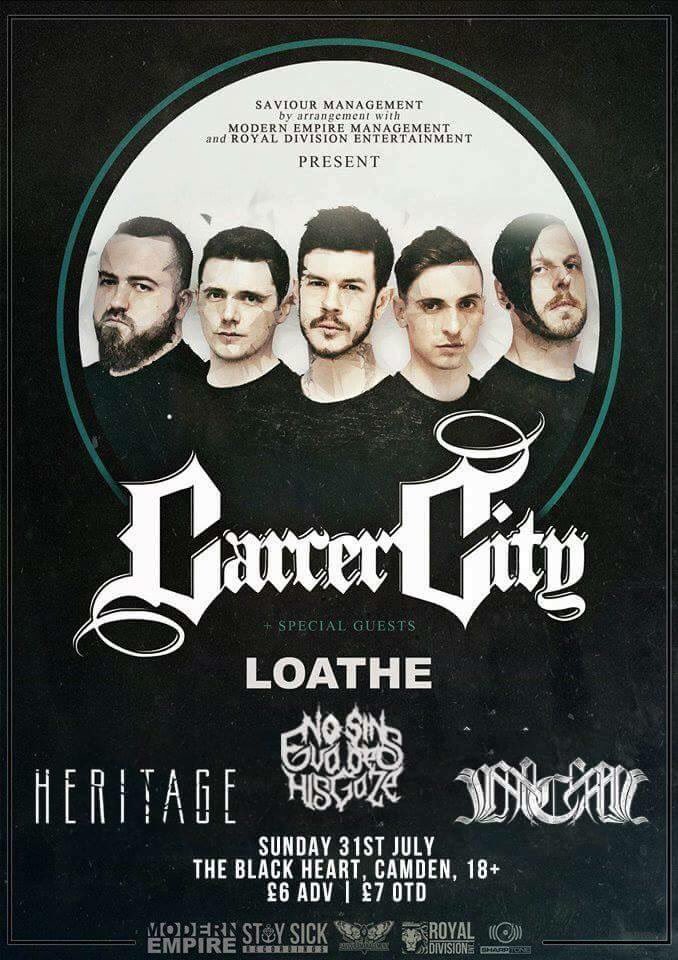 Doors open in 30 minutes for this utter screamer. Get down to <a href="/Theblack_heart/">The Black Heart</a>! Let's do this! I