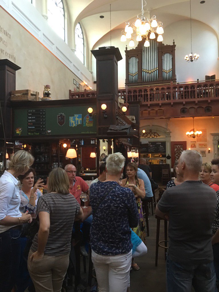 stephenlaw60's tweet photo. a church that's now a bar in Utrecht for first #ehyd of the evening https://t.co/Ax1VO9FvvC