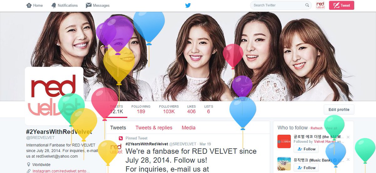 5REDVELVET's tweet photo. #2YearsWithRedVelvet https://t.co/h4IYkCNQyb