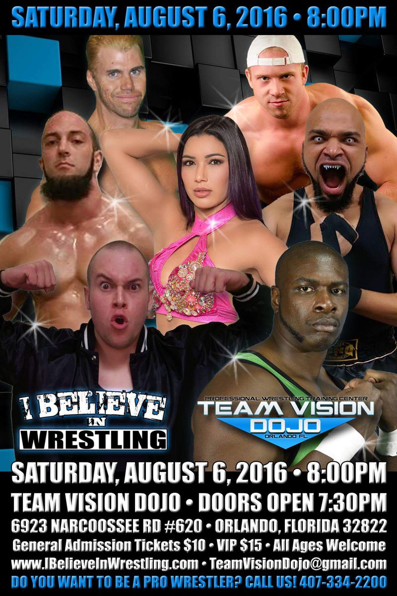 iBELIEVEinWRSTL's tweet photo. 6 days away from the #SuperSixSurvival @TeamVisionDojo #BELIEVE126
6 singles matches, 6-woman tag &amp; 6-way main event https://t.co/Hff1y6pTd4