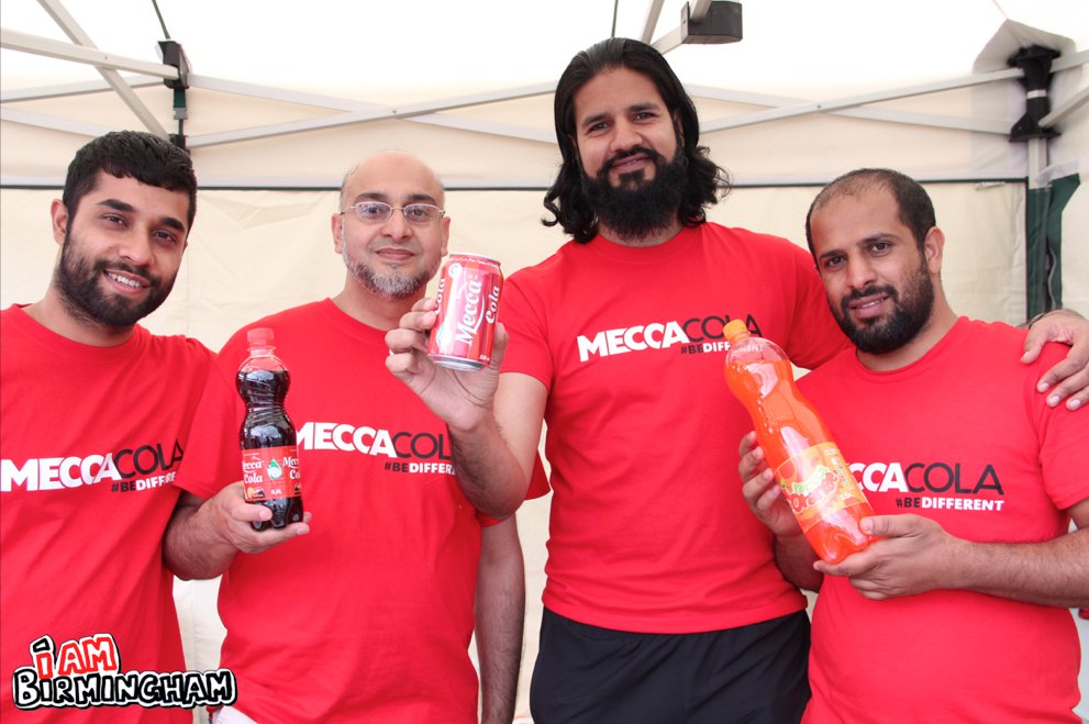 IAmBirmingham's tweet photo. The Mecca Cola team make a special comeback at today's #BirminghamMela | Gallery: https://t.co/HqSOcg3IX0 #BJBM2016 https://t.co/j8QEpKwxZY