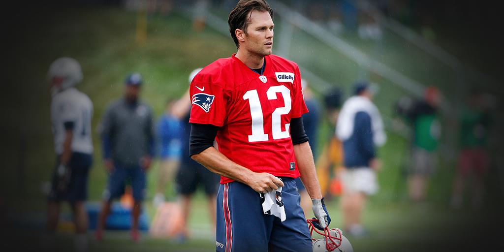 nflnetwork's tweet photo. "For a guy who’s not playing ‘til Oct., you'd think he’s getting ready for the Super Bowl."

https://t.co/FZOWC1VJhU https://t.co/oCvbYIhLS6