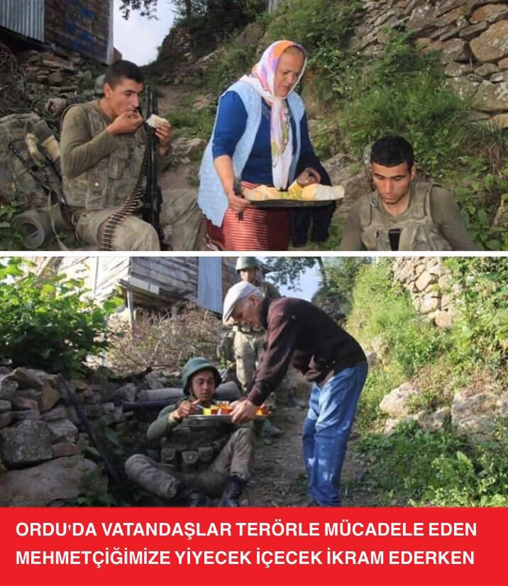 Karadenizli insan vatanperverliği