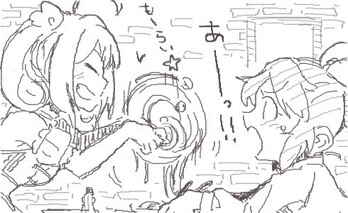 カリオストロの城ごっこに興じるしゅがみん
#安部菜々 #佐藤心 