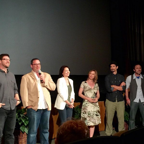 <a href="/kevinrichardson/">Kevin Richardson</a> &amp; <a href="/sharonlawrence/">Sharon Lawrence</a> at the cast and crew screening of #ificouldtellyou at the Chaplin theater!