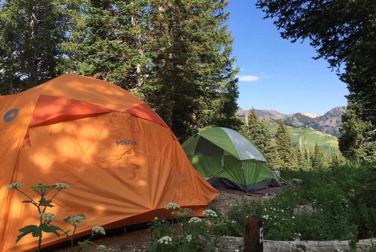 PrewittGallery's tweet photo. @marmot #tent #camping with a view overlooking #alta #Utah https://t.co/kVVftdbI7e
