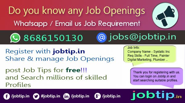 Jobtip_in's tweet image. 