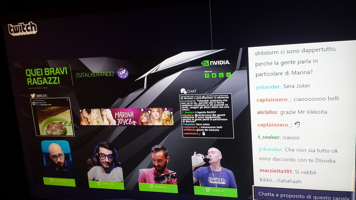 pietrocappe97's tweet photo. #qbrlive sempre presenti !! ( JokerNemesi )
#nerdocracy #simolive92 #ibob92gr #kikko_ita @QBR_live https://t.co/hsViR2HIjp