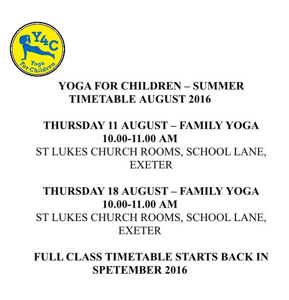 yogaforchild's tweet photo. Now taking bookings for summer family #yoga classes 😄 https://t.co/UAmVP5mdut