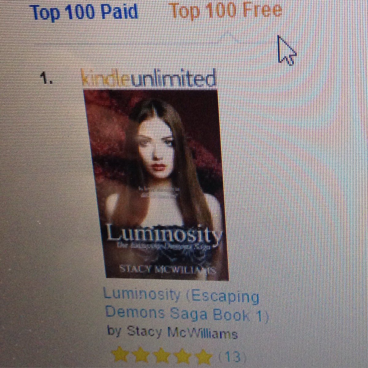 stacemcw's tweet photo. Luminosity #no1 #no2 #no3 #free #books #horror #occult #mustread #free book #ya #paranormal https://t.co/OWOOgfLmQD https://t.co/C0lYKDS1Sq