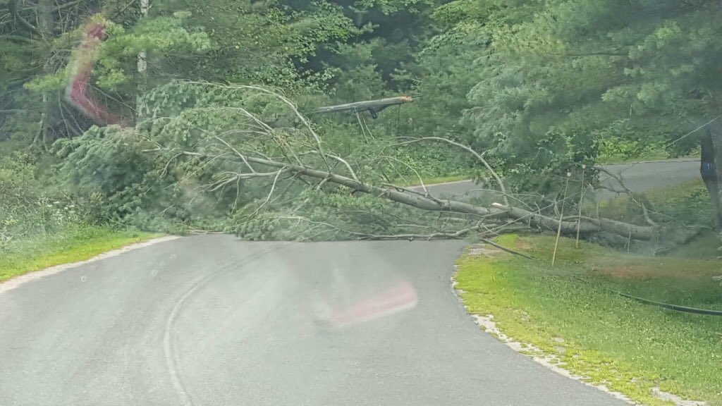MirandaS_'s tweet photo. @HydroOne this happened @ 11:30am today, still no crew on scene ur site says 10pm power will be fixed#wheresthecrew? https://t.co/2KHT1BjZz8